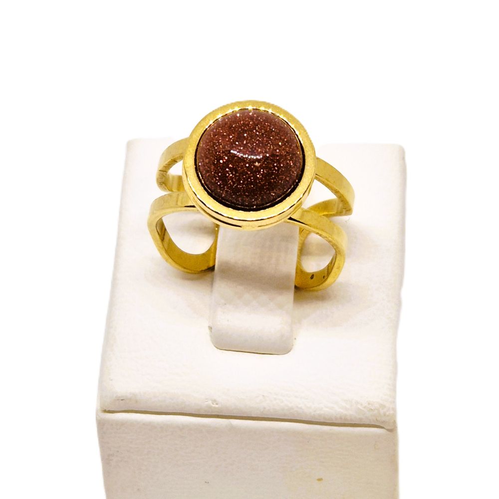 ΔΑΧΤΥΛΙΔΙ ΚΑΦΕ ΧΡΥΣΟΛΙΘΟΣ ΚΥΚΛΟΣ ΕΠΙΧΡΥΣΟ